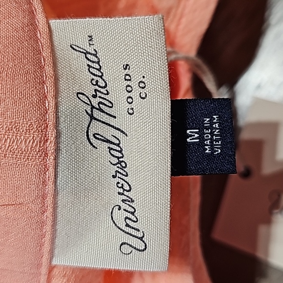 NWT Universal Thread Dress Pastel Orange Color Size Medium - Picture 8 of 11